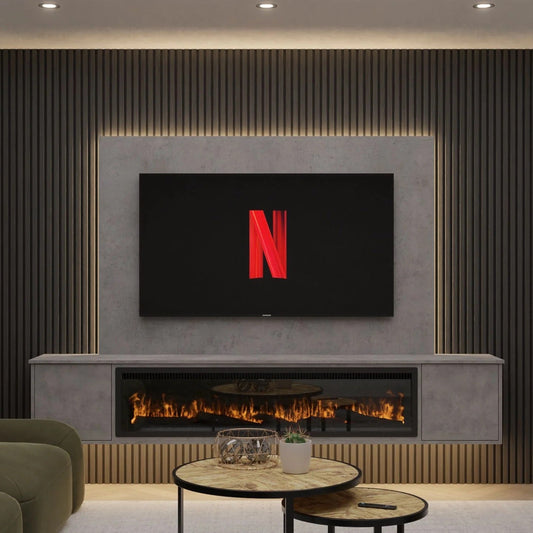 Media Wall TV Panel - Chicago Concrete