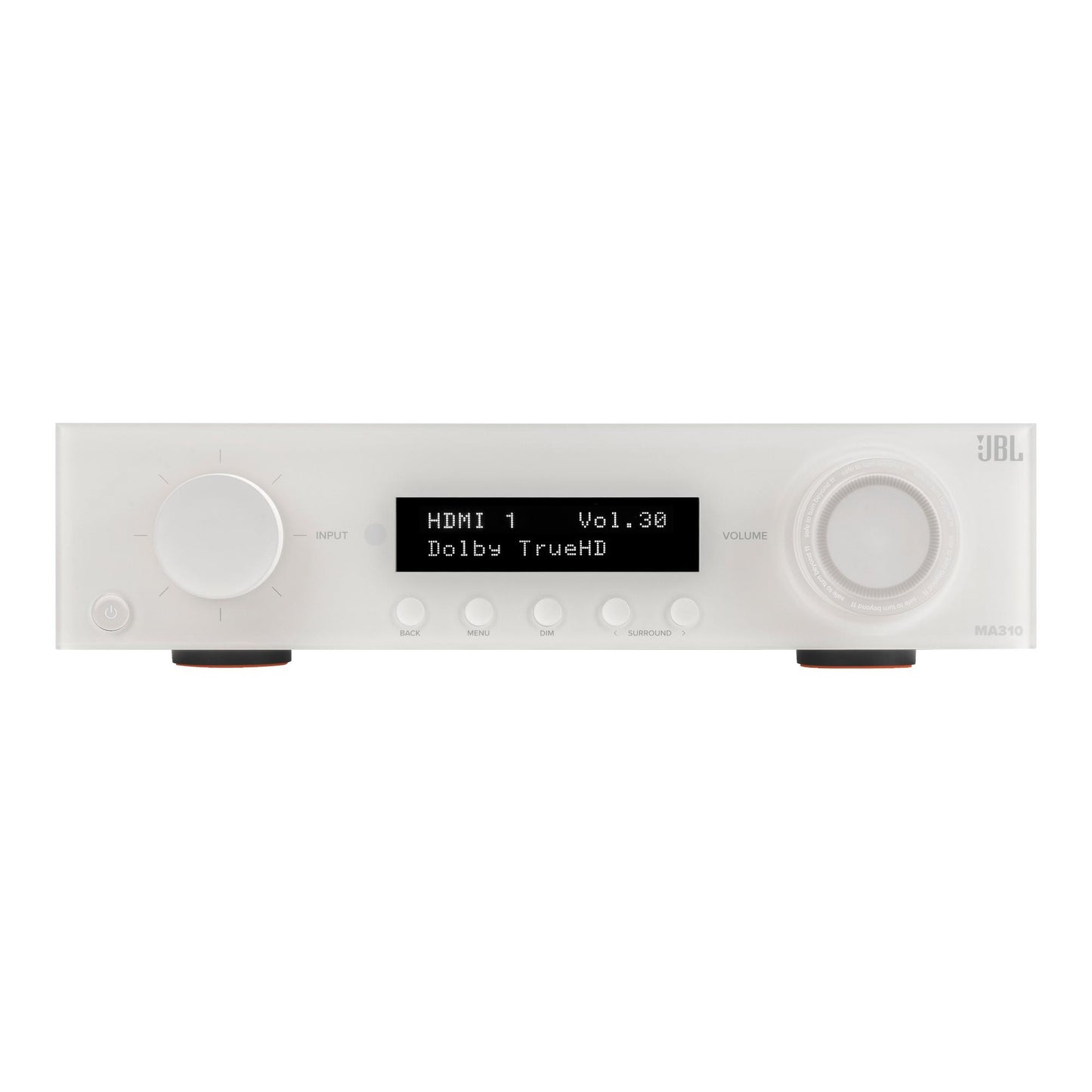 JBL MA310 5.2-Channel 4K AV Receiver - White