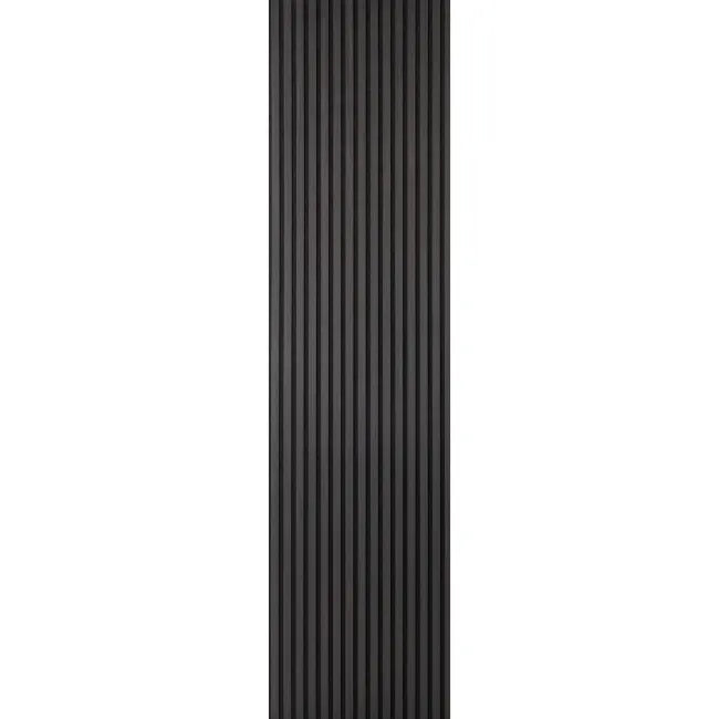 Noir Black Acoustic Wood Wall Panel Low Profile