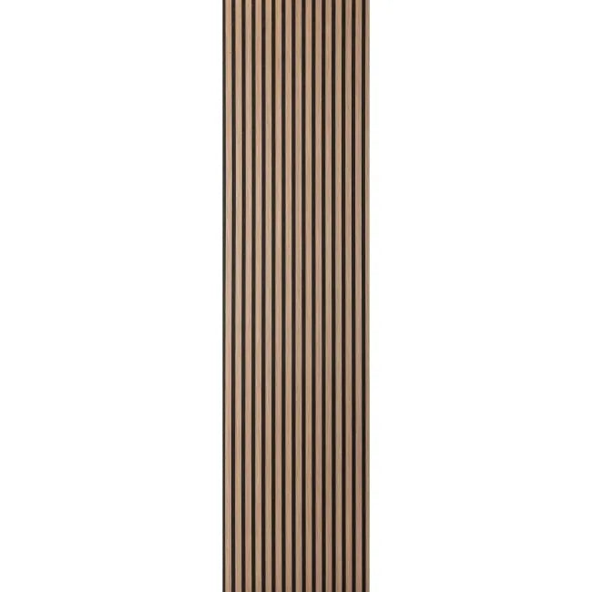 Smoked Oak Acoustic Wood Wall Panel Low Profile