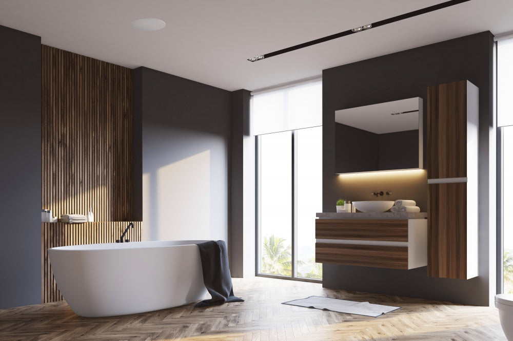 Bathroom Audio Installation speakers in Cornwall at Emotive AV