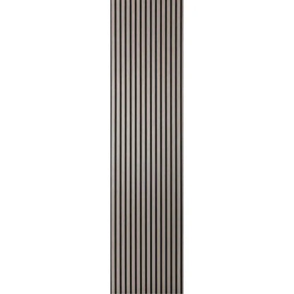 Ash Grey Acoustic Wood Wall Panel Low Profile