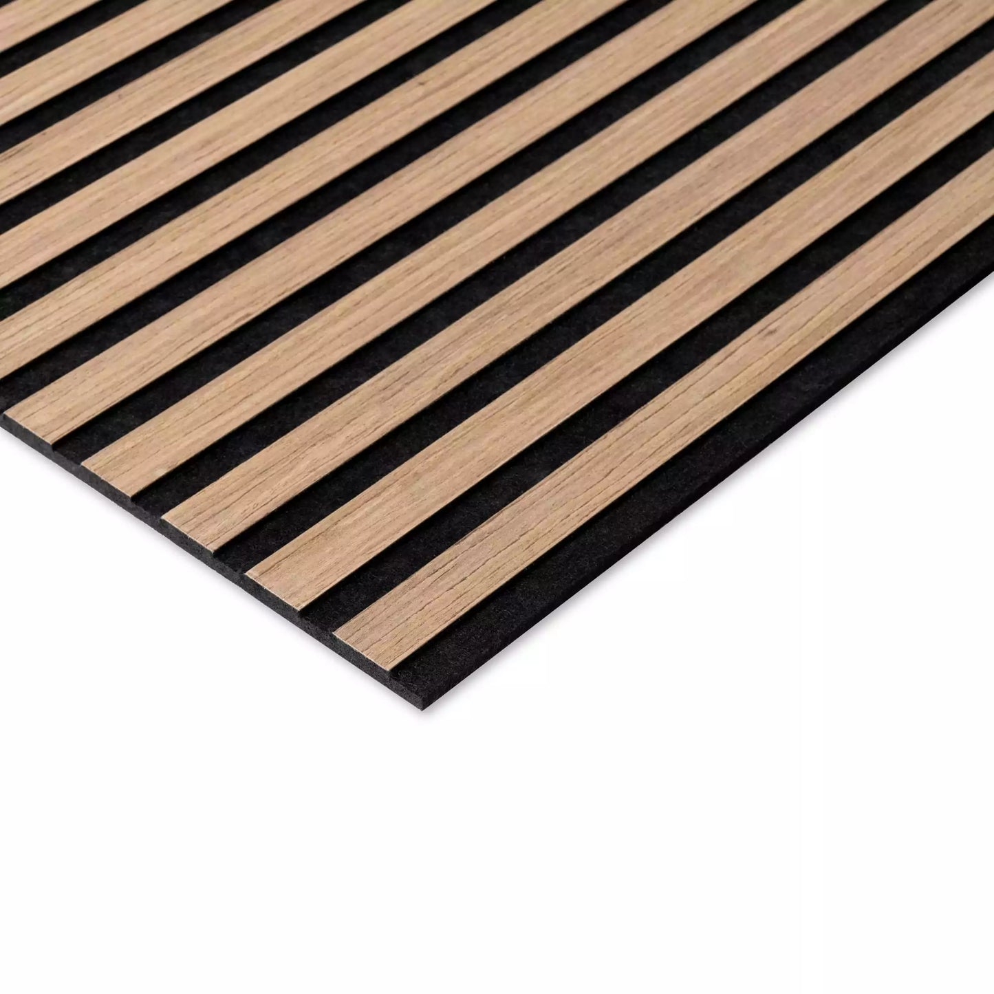 Smoked Oak Acoustic Wood Wall Panel Low Profile